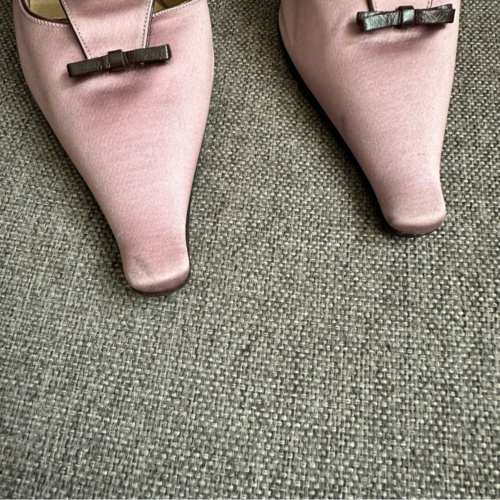Vintage Prada satin mauve mule heels - Picture 5 of 10